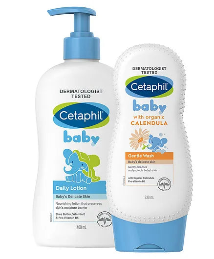 Cetaphil Baby Gentle Wash and Daily Lotion (230 ml - 400 ml)