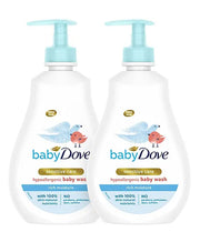 Baby Dove Rich Moisture Hypoallergenic Body Wash 400 ml (Pack of 2)