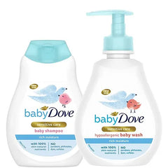 Baby Dove Rich Moisture Shampoo 200 ml & Body Wash 200 ml