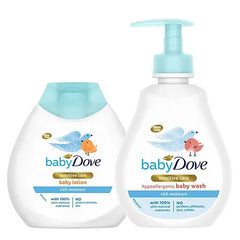 Baby Dove Rich Moisture Lotion 200 ml & Body Wash 200 ml