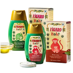 Figaro Baby Massage Oil - 100 ml & Figaro Baby Lotion - 100 ml