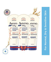 Aveeno Baby Soothing Relief Moisture Cream - 227 gm- (Pack of 3)