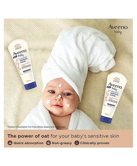 Aveeno Baby Soothing Relief Moisture Cream - 227 gm- (Pack of 3)