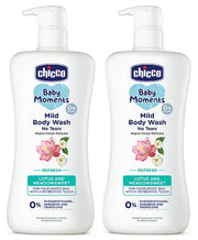 Chicco Baby Moments Mild Body Wash Refresh  - 500 ml (Pack of 2)
