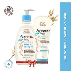Aveeno Baby Daily Moisturising Lotion - 227 gm & Moisturising Bath - 354 ml