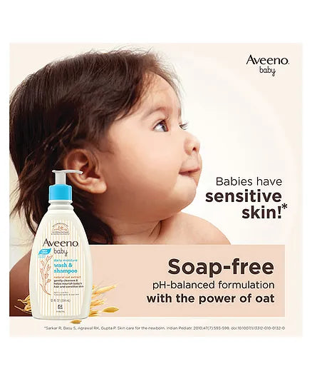 Aveeno Baby Daily Moisturising Lotion - 227 gm & Moisturising Bath - 354 ml