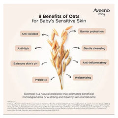 Aveeno Baby Daily Moisturising Bath - 354 ml & Soothing Relief Moisture Cream - 227 g