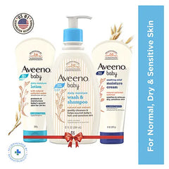 Aveeno Baby Daily Moisturising Bath-354ml & Lotion - 227gm & Cream-227gm