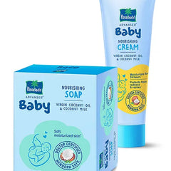 Parachute Advansed Baby Combo of Soap (75 gm x 3) & Nourishing Cream 100 gm