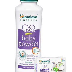 Himalaya Baby Powder 400g & Creme Cleansing Bar 125g