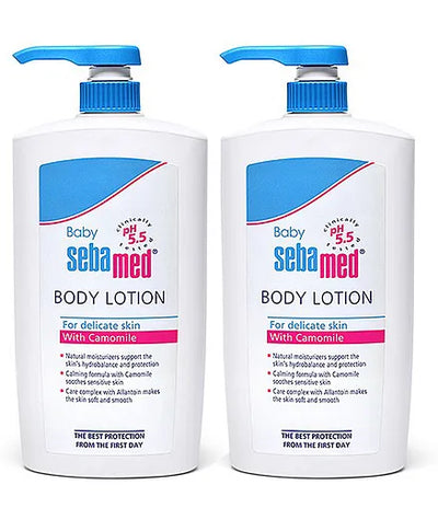 Sebamed Baby Body Lotion 750 Ml (Pack of 2)