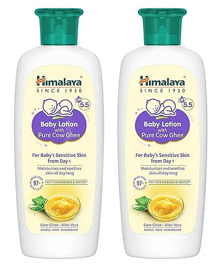 Himalaya Babycare  Baby Lotion With Pure Cow Ghee - 100 ml Pack of 2