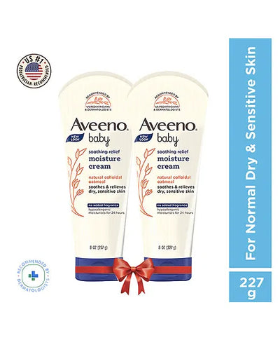 Aveeno Baby Soothing Relief Moisture Cream  227g - pack of 2