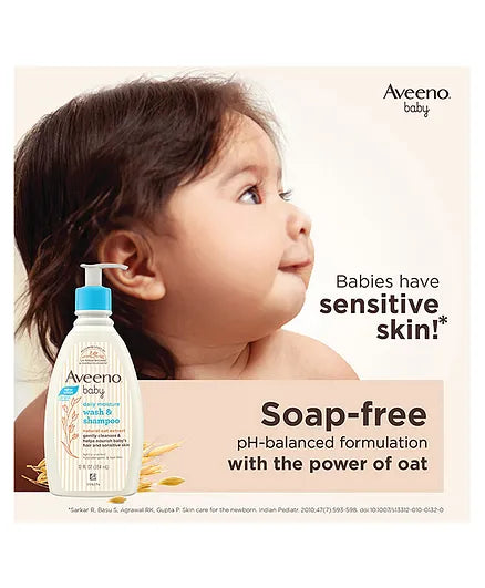 Aveeno Baby Daily Moisturising Bath - 354 ml-Pack Of 2