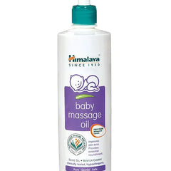 Himalaya Herbal Baby Massage Oil Dispenser Bottle - 500 ml &Baby Lotion - 400 ml