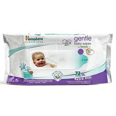 Himalaya Herbal Baby Powder - 400 gm & Gentle Baby Wipes - 72 Pieces