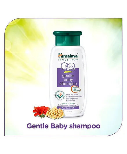 Himalaya Extra Moisturizing Baby Wash - 400ml & Gentle Baby Shampoo - 400 ml