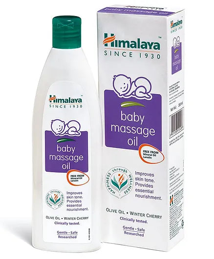 Himalaya Herbal Baby Massage Oil - 200 ml ( Pack of 2 )