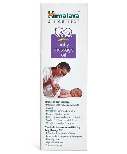 Himalaya Herbal Baby Massage Oil - 200 ml ( Pack of 2 )
