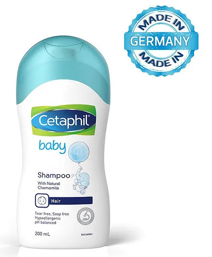 Cetaphil Baby Shampoo With Natural Chamomile - 200 ml ( Pack of 2 )