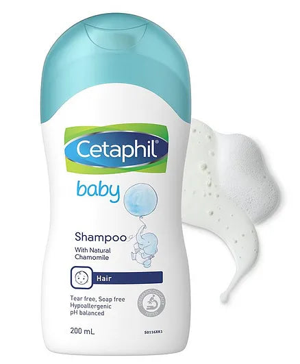 Cetaphil Baby Shampoo With Natural Chamomile - 200 ml ( Pack of 2 )