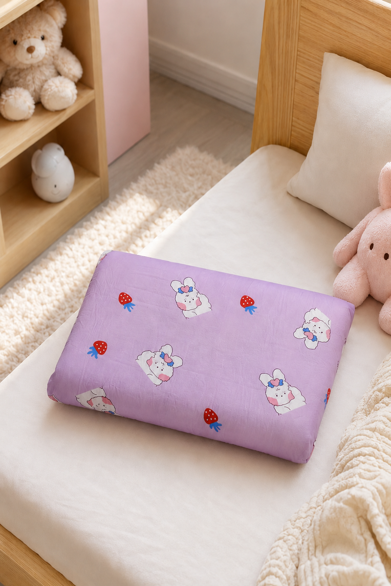 Kradyl Kroft Cervical Memory Foam Pillow for Kids 2 to 8 Yrs - Cuce Baby