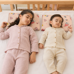 Kradyl Kroft Cervical Memory Foam Pillow for Kids 2 to 8 Yrs - Ice Cream