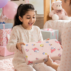 Kradyl Kroft Cervical Memory Foam Pillow for Kids 2 to 8 Yrs - Ice Cream
