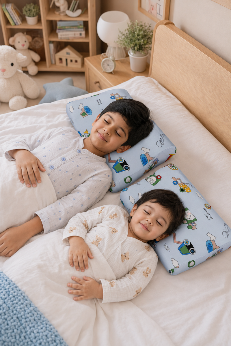 Kradyl Kroft Cervical Memory Foam Pillow for Kids 2 to 8 Yrs - Walker