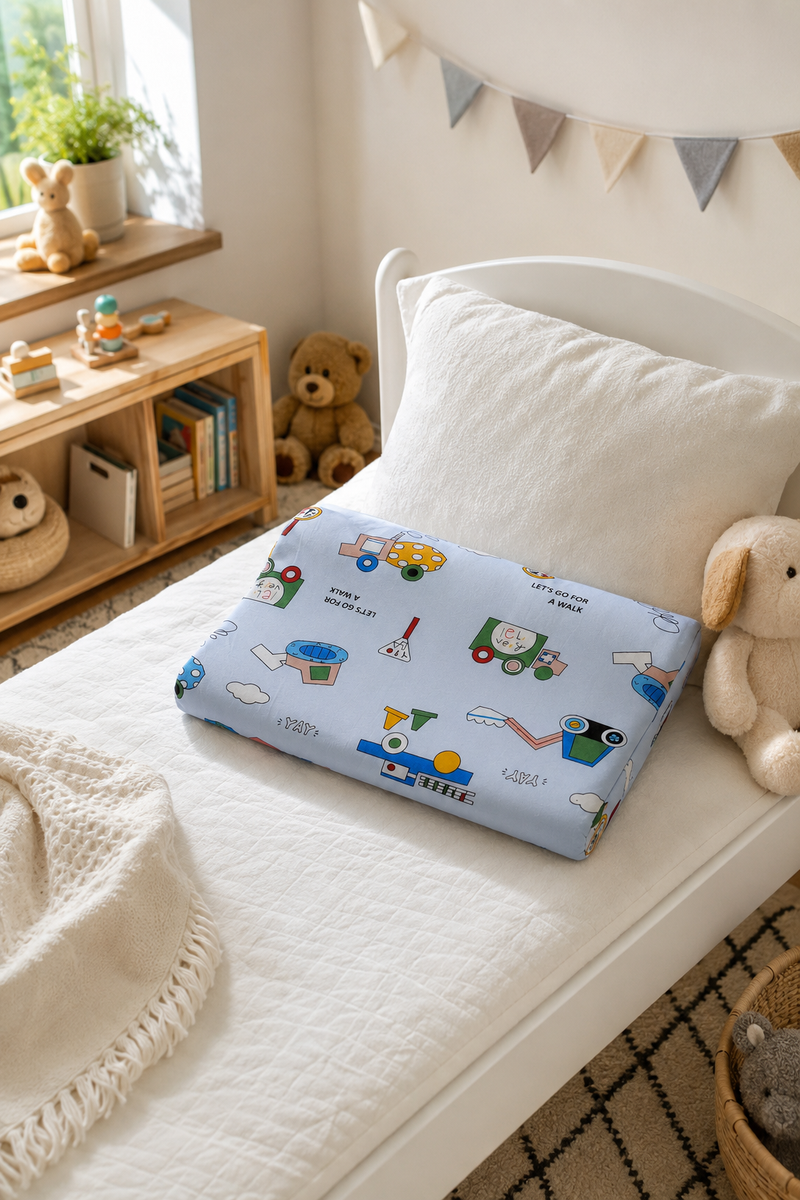 Kradyl Kroft Cervical Memory Foam Pillow for Kids 2 to 8 Yrs - Walker