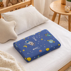 Kradyl Kroft Cervical Memory Foam Pillow for Kids 2 to 8 Yrs - Astronaut