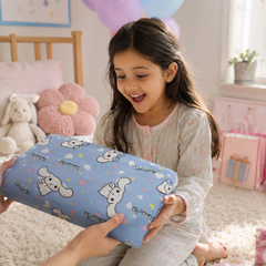 Kradyl Kroft Cervical Memory Foam Pillow for Kids 2 to 8 Yrs - Cinnamon
