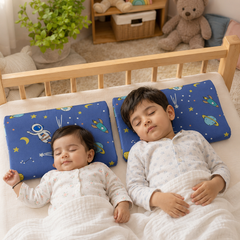 Kradyl Kroft Cervical Memory Foam Pillow for Kids 2 to 8 Yrs - Astronaut
