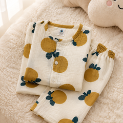 Sapota - Cloud PolyCotton | Unisex | Half Sleeve Top Pant Sets for New Born to 6 Years