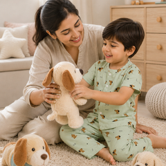 SoSnoopy - Cloud PolyCotton | Unisex | Half Sleeve Top Pant Sets for New Born to 6 Years