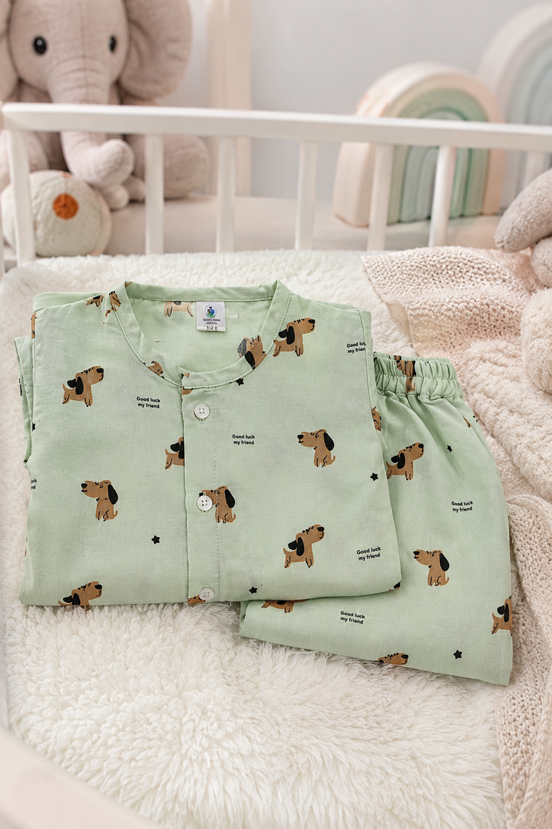 SoSnoopy - Cloud PolyCotton | Unisex | Half Sleeve Top Pant Sets for New Born to 6 Years
