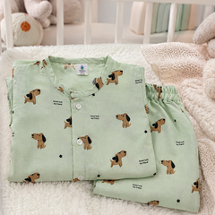 SoSnoopy - Cloud PolyCotton | Unisex | Half Sleeve Top Pant Sets for New Born to 6 Years