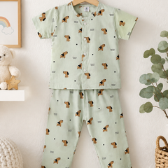 SoSnoopy - Cloud PolyCotton | Unisex | Half Sleeve Top Pant Sets for New Born to 6 Years