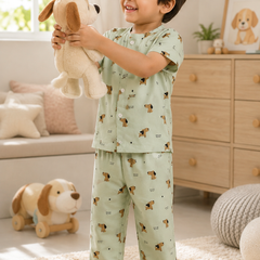 SoSnoopy - Cloud PolyCotton | Unisex | Half Sleeve Top Pant Sets for New Born to 6 Years