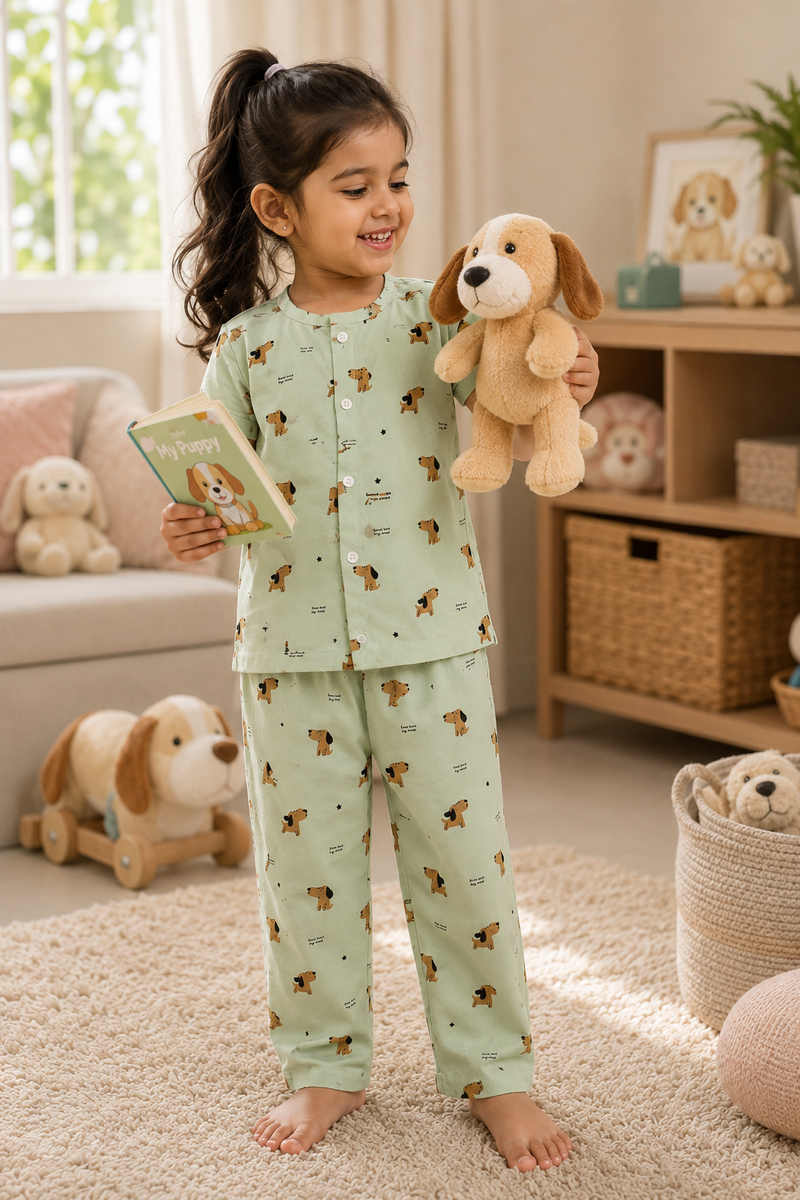 SoSnoopy - Cloud PolyCotton | Unisex | Half Sleeve Top Pant Sets for New Born to 6 Years