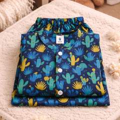 Conscious Cactii - 100% Cotton Lightweight Cambric Soft Unisex Muslin Set for New Born to 6 Years