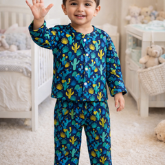 Conscious Cactii - 100% Cotton Lightweight Cambric Soft Unisex Muslin Set for New Born to 6 Years