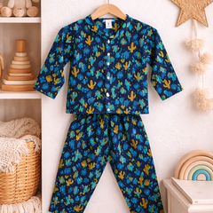 Conscious Cactii - 100% Cotton Lightweight Cambric Soft Unisex Muslin Set for New Born to 6 Years