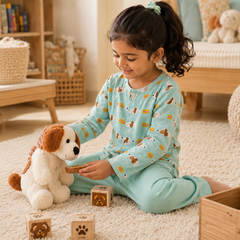 Hungry Me| Premium Crinkled Double Layered Soft Unisex Muslin Set for New Born to 6 Years