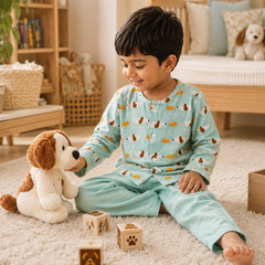 Hungry Me| Premium Crinkled Double Layered Soft Unisex Muslin Set for New Born to 6 Years