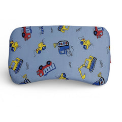 Curve Contour Memory Foam Kids Pillow |Toddler Memory Foam Pillow for 12 Months Plus - Blue Transformer
