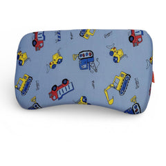 Curve Contour Memory Foam Kids Pillow |Toddler Memory Foam Pillow for 12 Months Plus - Blue Transformer