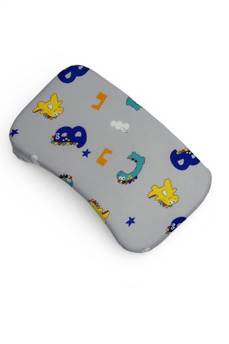 Curve Contour Memory Foam Kids Pillow |Toddler Memory Foam Pillow for 12 Months Plus - Letters