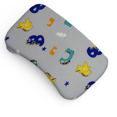 Curve Contour Memory Foam Kids Pillow |Toddler Memory Foam Pillow for 12 Months Plus - Letters