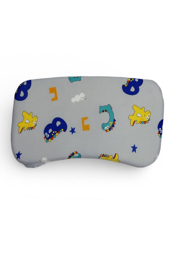 Curve Contour Memory Foam Kids Pillow |Toddler Memory Foam Pillow for 12 Months Plus - Letters